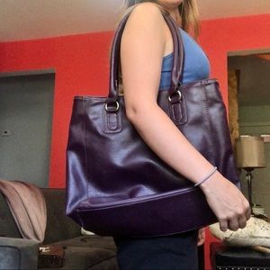 Eggplant Overnight/Tote Bag